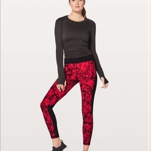 Lululemon Train Times Carminetrue red SZ 8